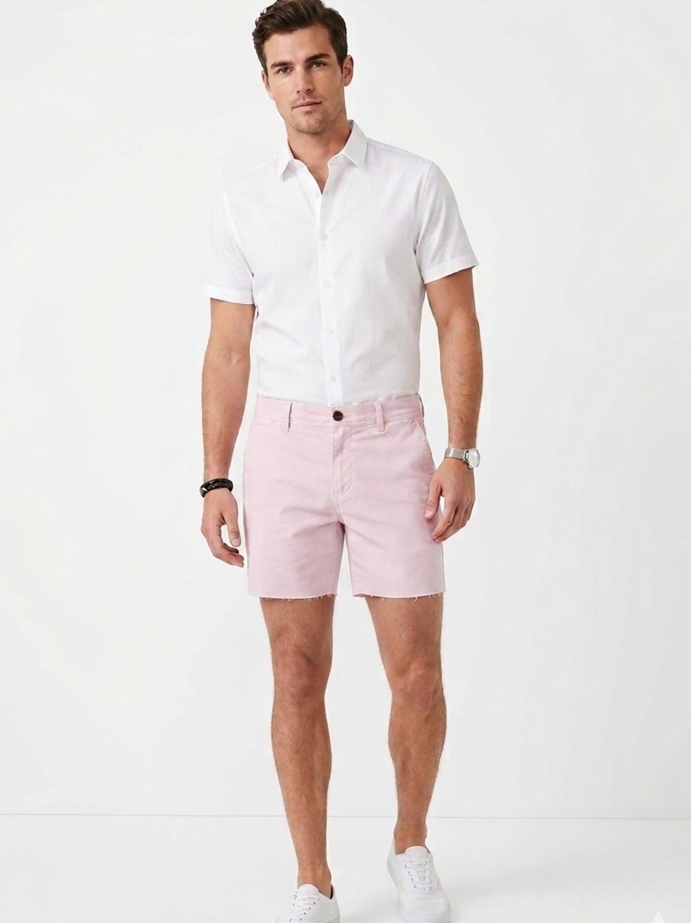 Express Men Pink Chino Golf Shorts Size 30